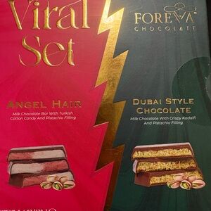 NIB SEALED Foreva Chocolate Viral Set Dubai style & Angel Hair